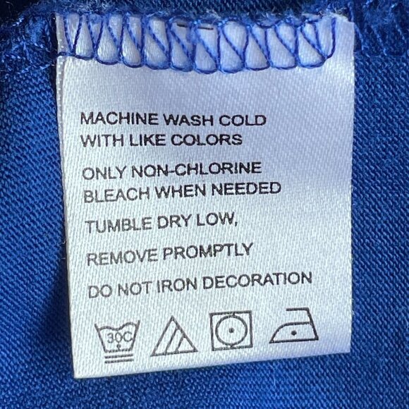 Tommy Bahama Relax Men's Tee Shirt Pima Cotton Blue Crew Neck Ultra Soft  Size S - Picture 5 of 5